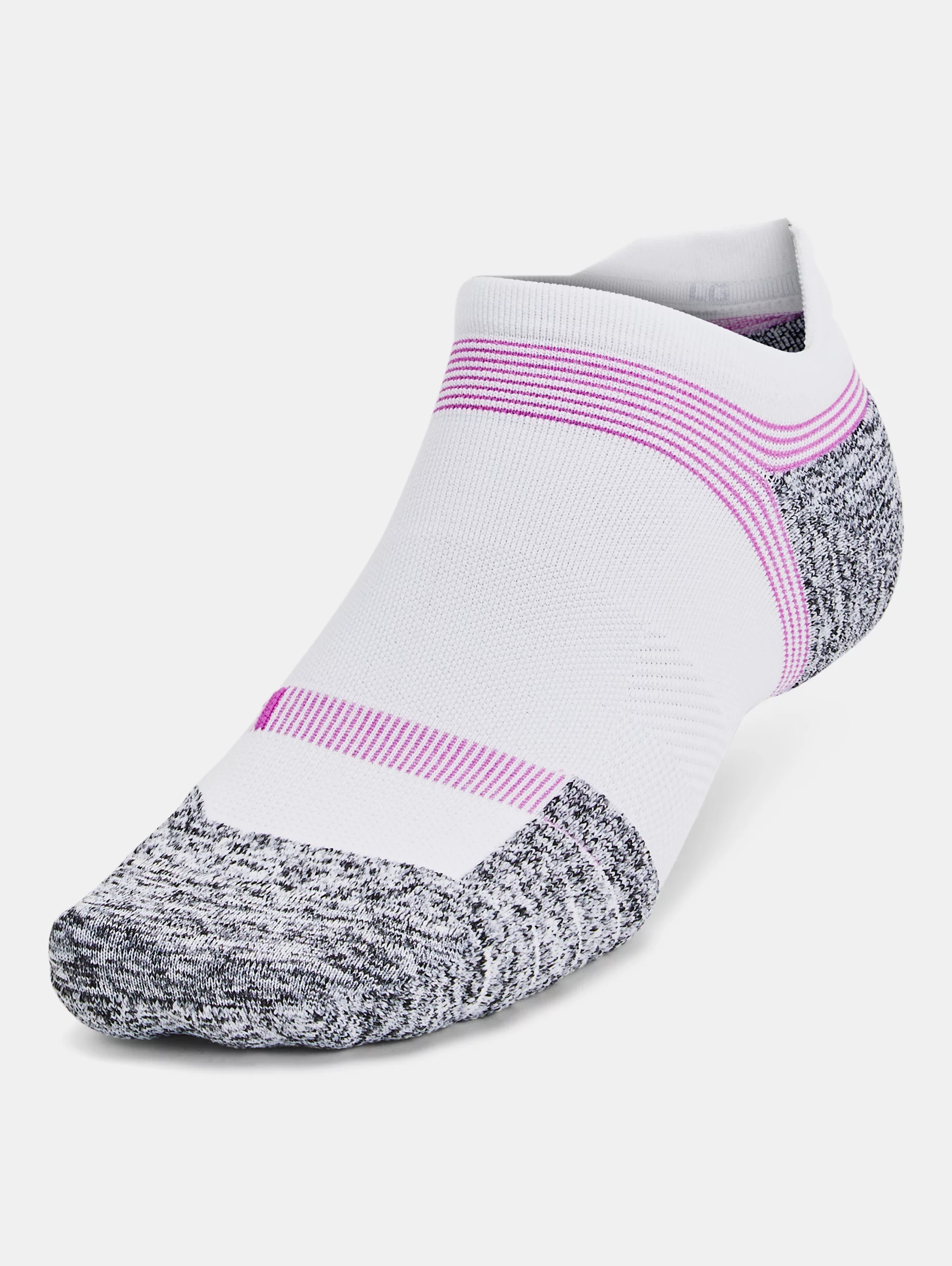 Unisex UA ArmourDry® Run Cushion 3-Pack No Show Socks - 1