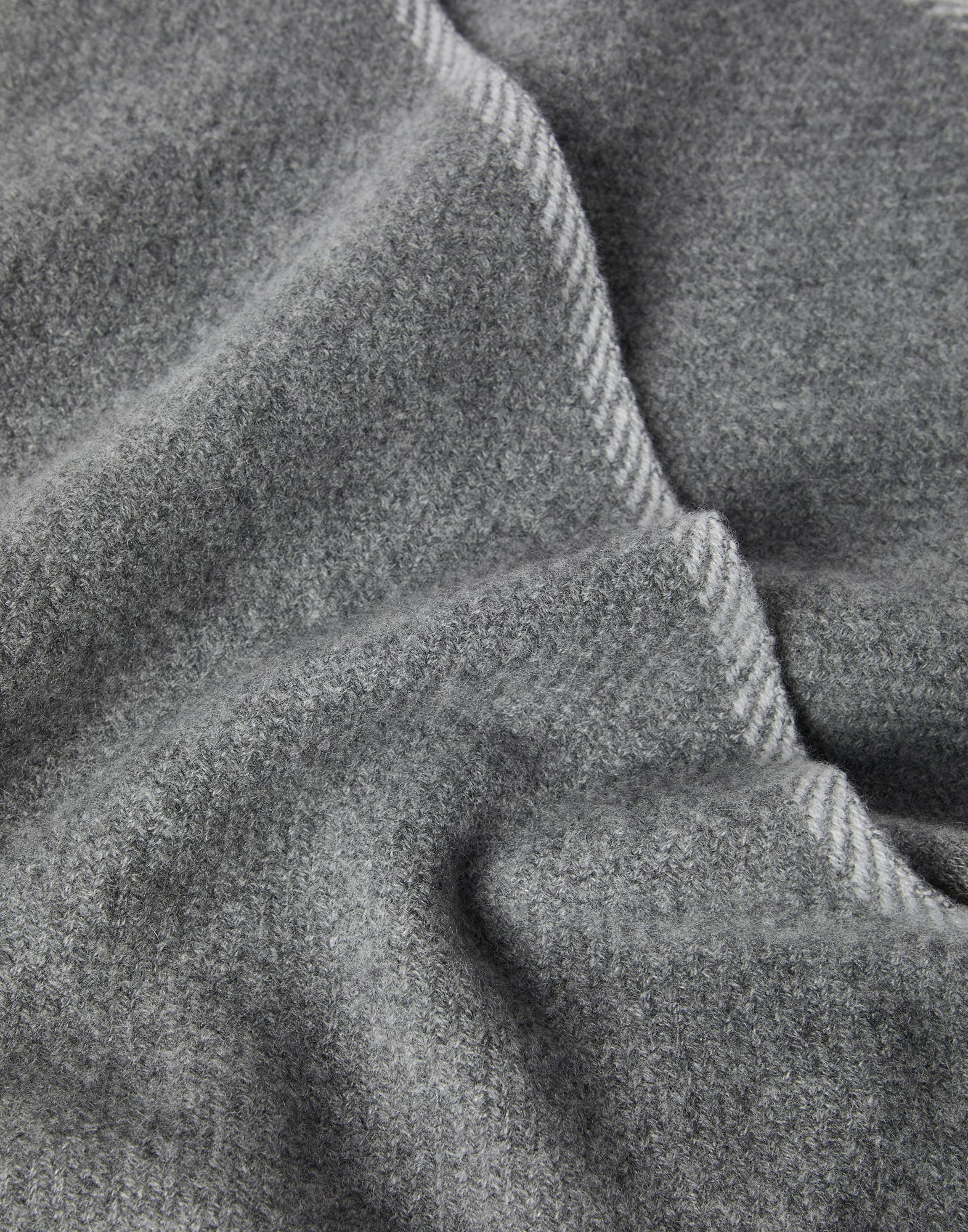 Cashmere diagonal scarf - 3