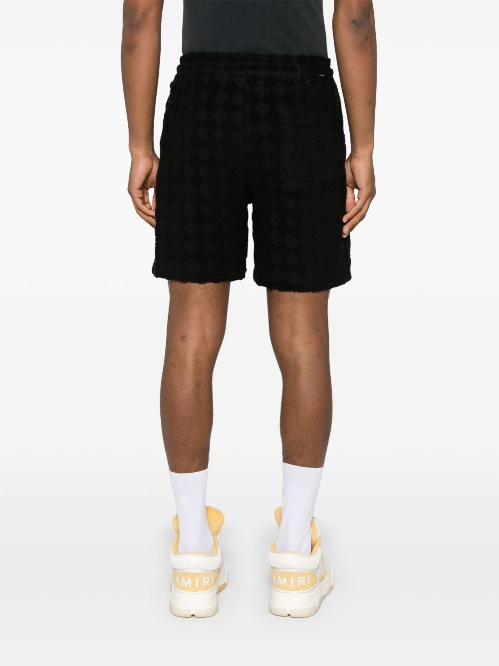 logo-embroidered shorts - 4