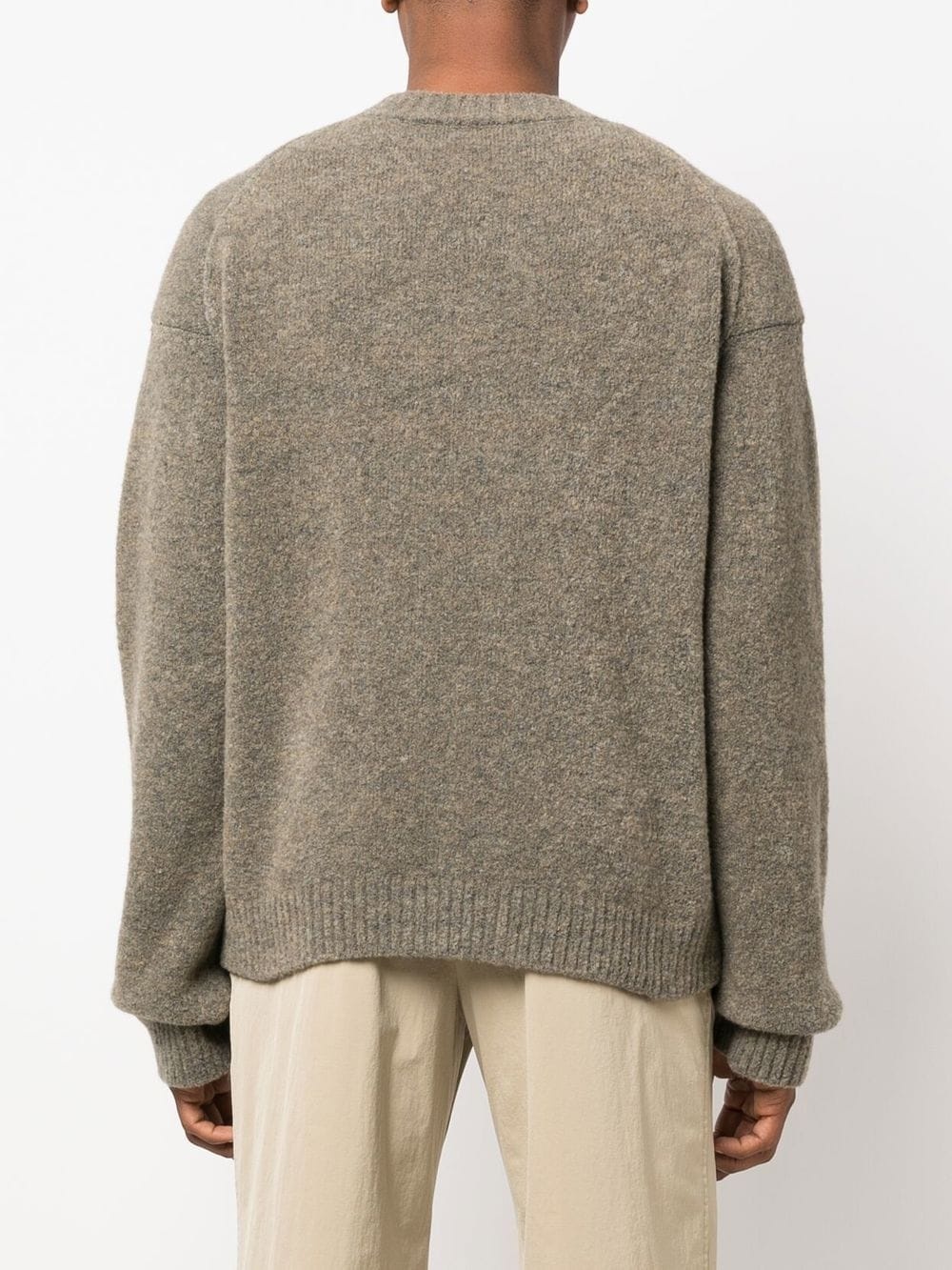 wool crew-neck jumper - 4