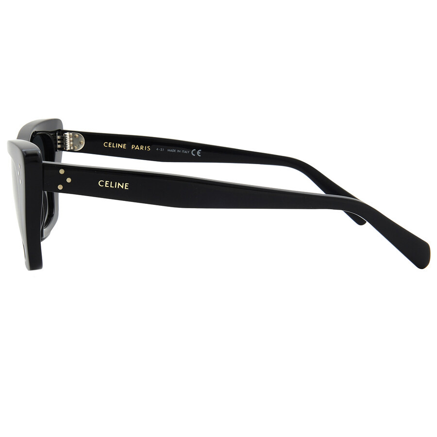 Celine BOLD 3 DOTS Grey Smoke Cat Eye Ladies Sunglasses CL40187I 01A 51 - 4