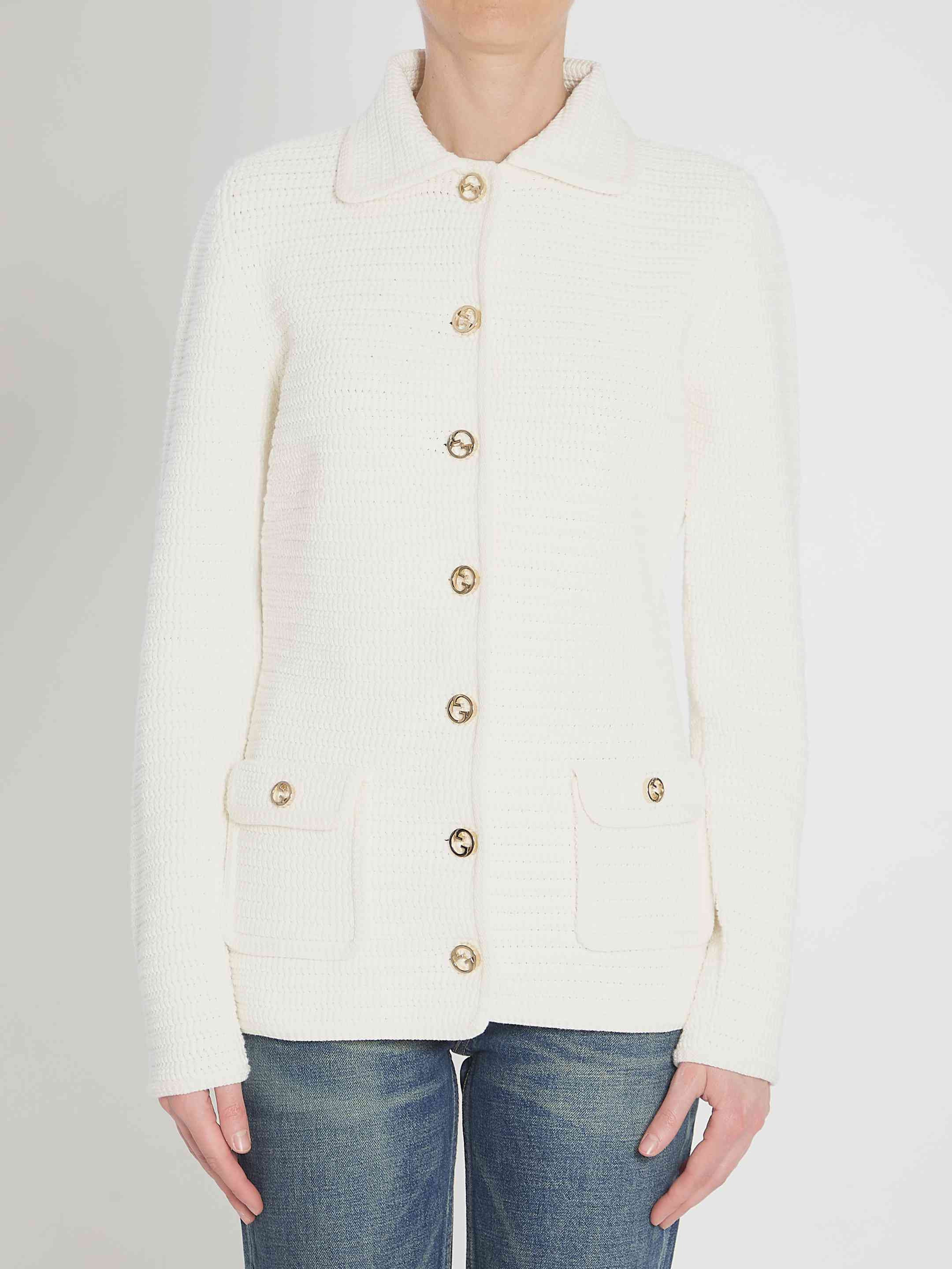 Gucci Women Cotton Cardigan - 1
