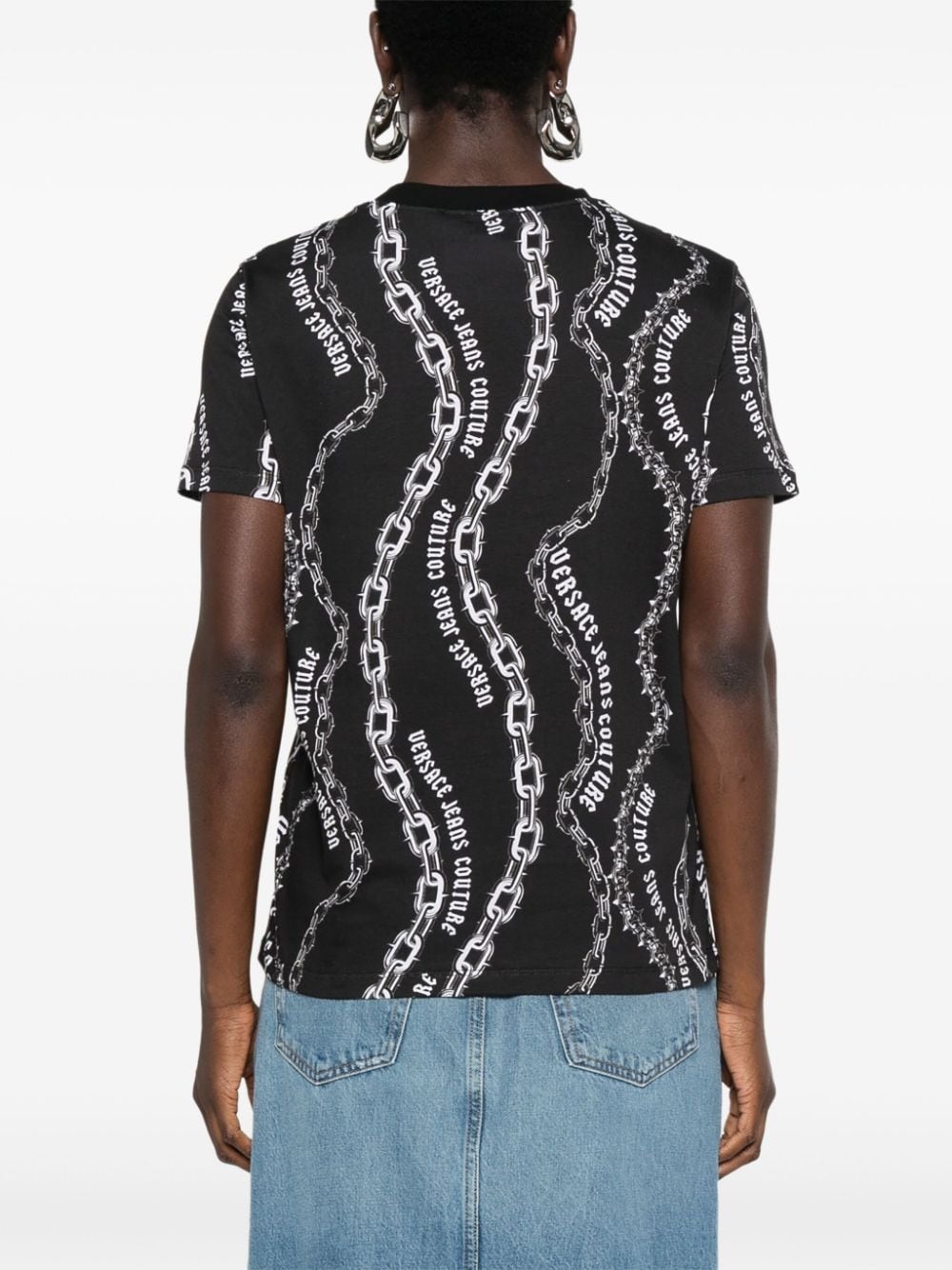 Chain Couture-print T-shirt - 4