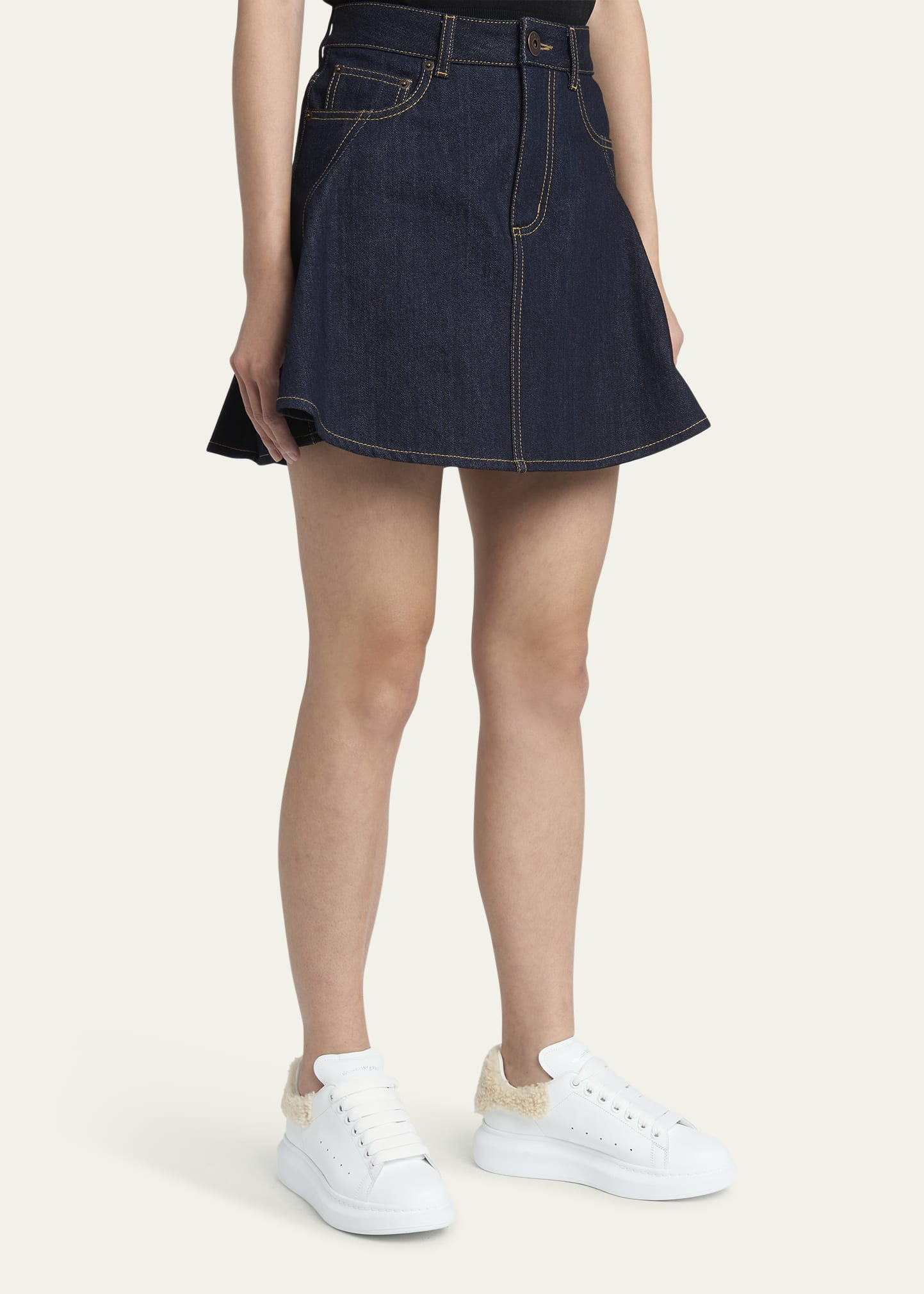 Shearling Oversized Sneakers - 2