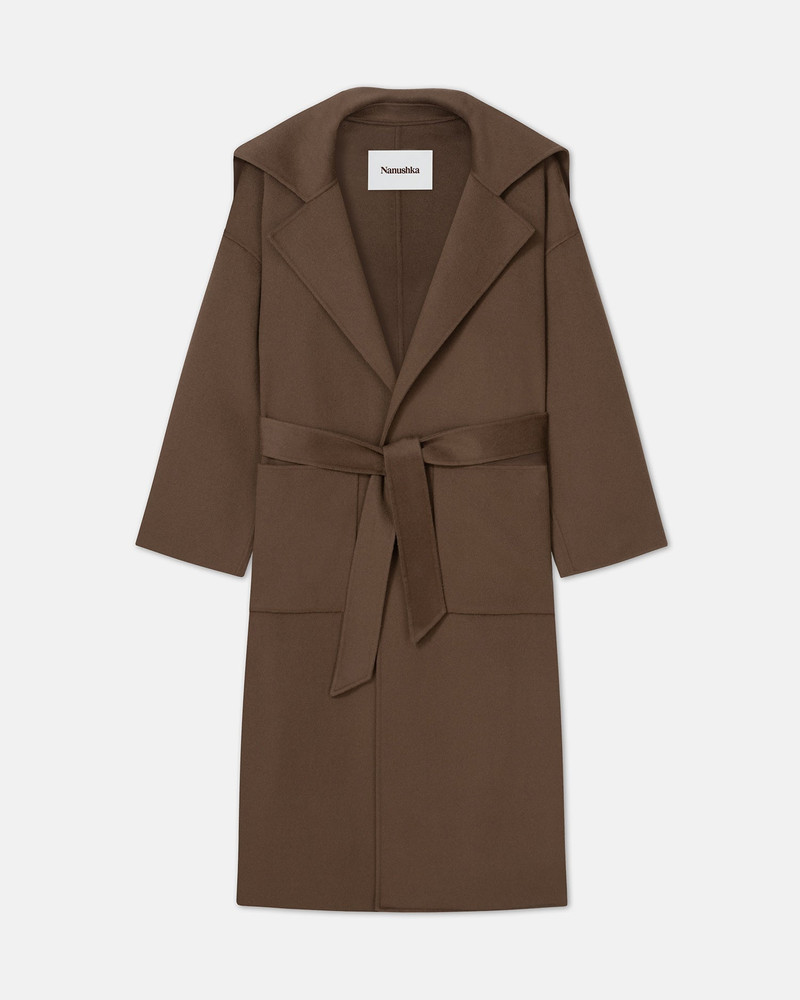 Double Wool and Silk Blend Coat 1