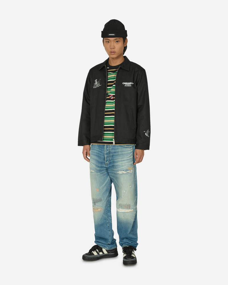 Hysteric Glamour Monster Embroidered T-Shirt Black outlook