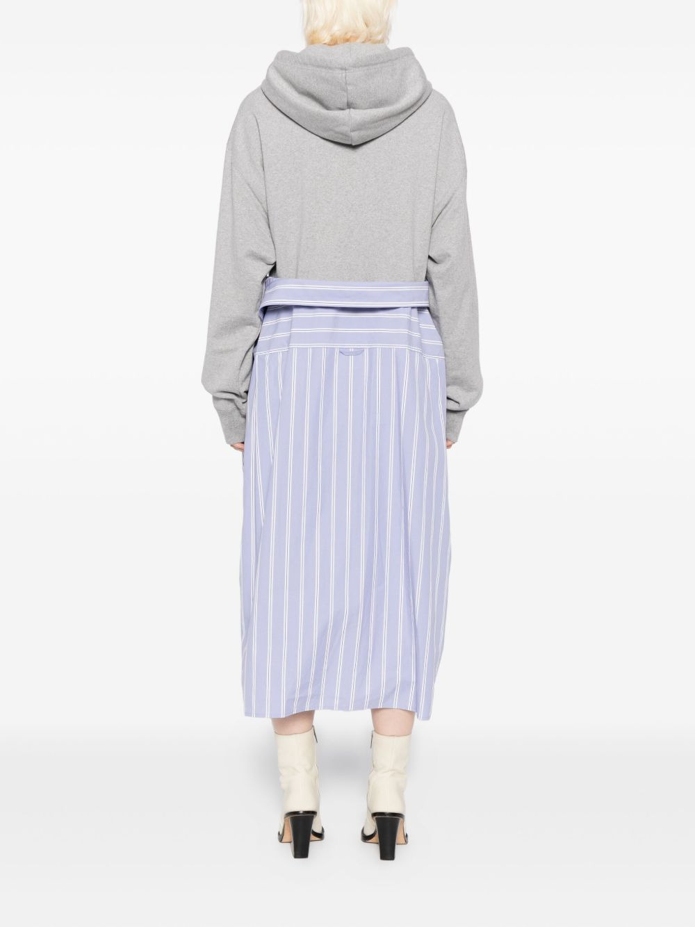 Shirt combined hoodie dress - 4