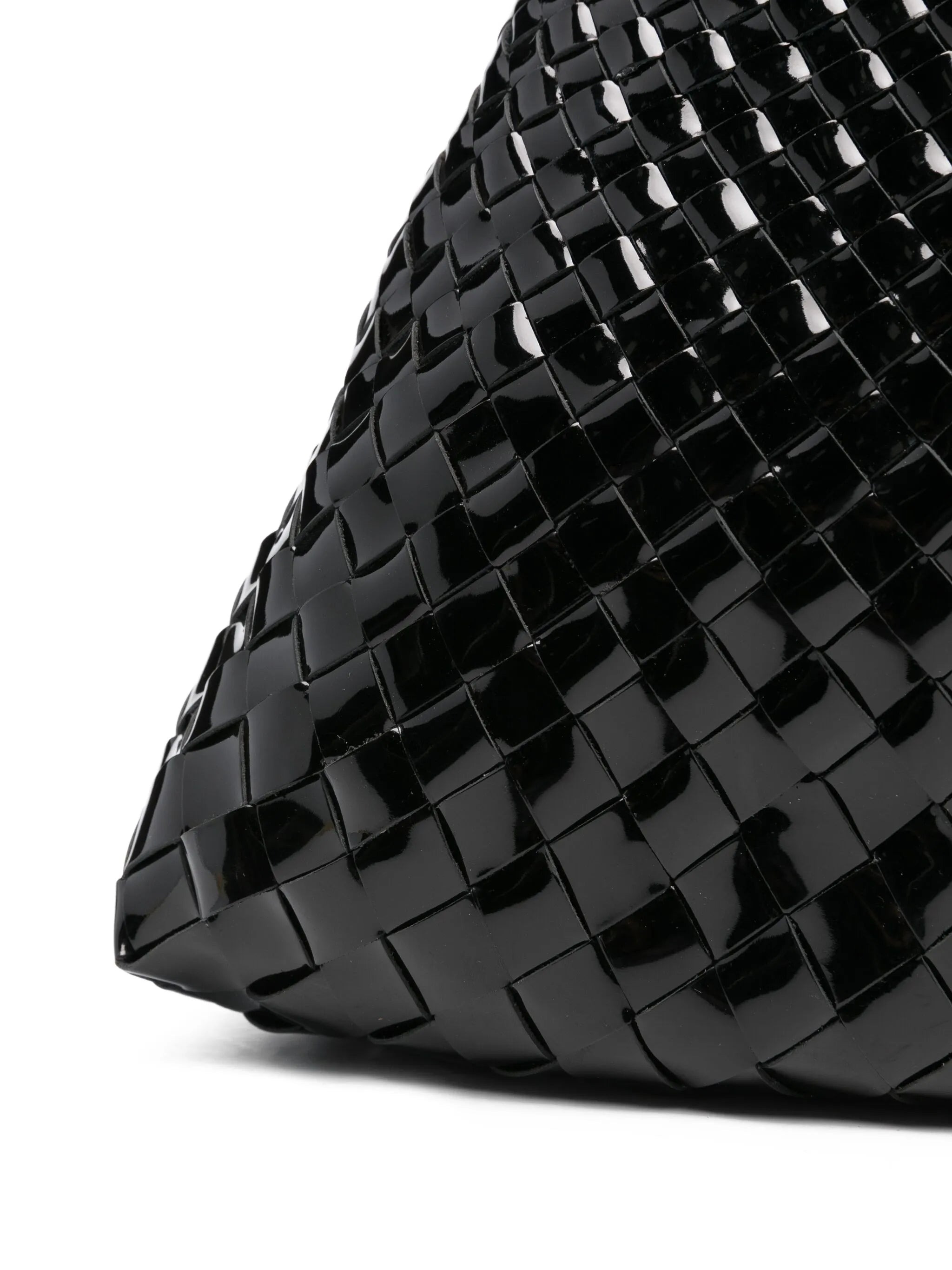 Dragon Diffusion Patent-leather Woven Tote Bag - 4