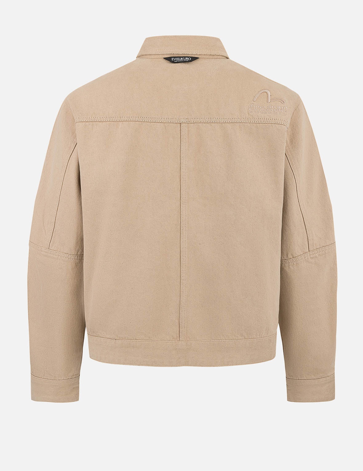 Two Tone Distressed Relax Fit Trucker Jacket - 2
