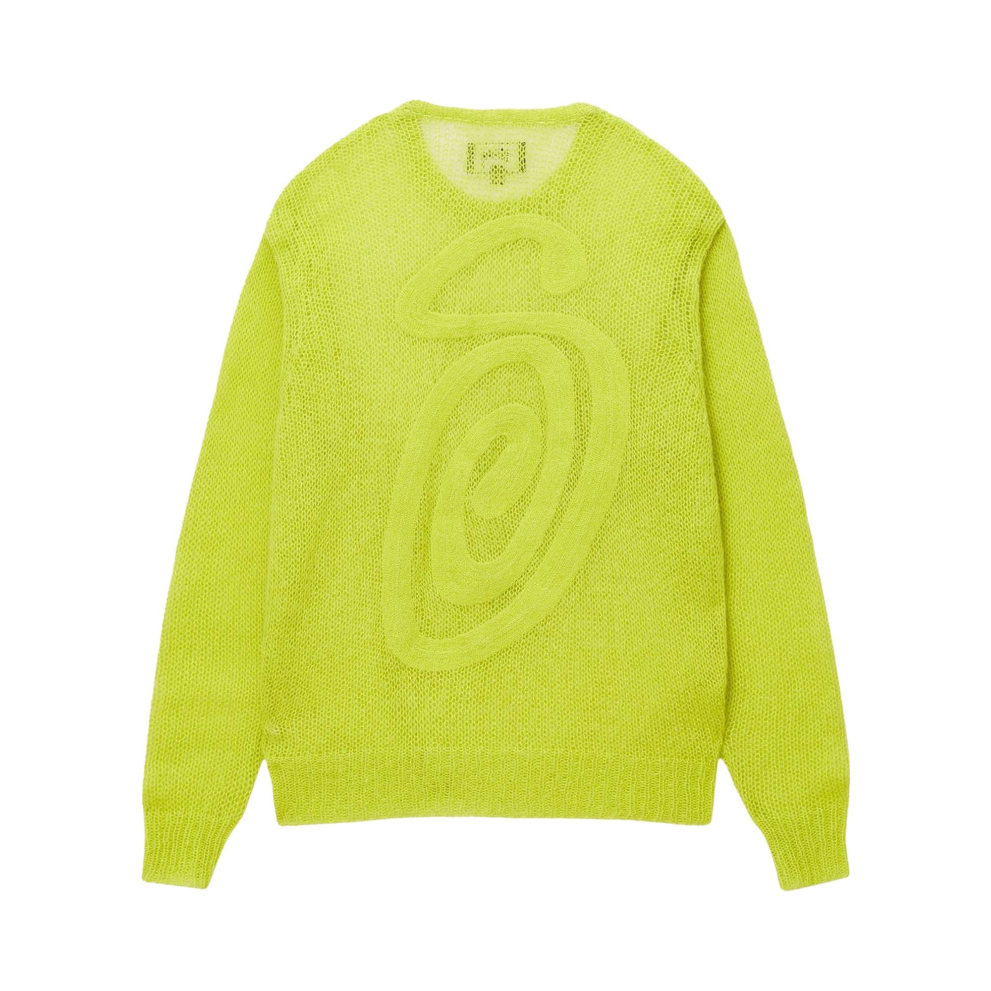 Stussy Loose Knit Sweater 'Lime' - 2