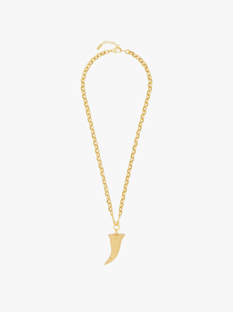 Givenchy HORN NECKLACE IN METAL outlook
