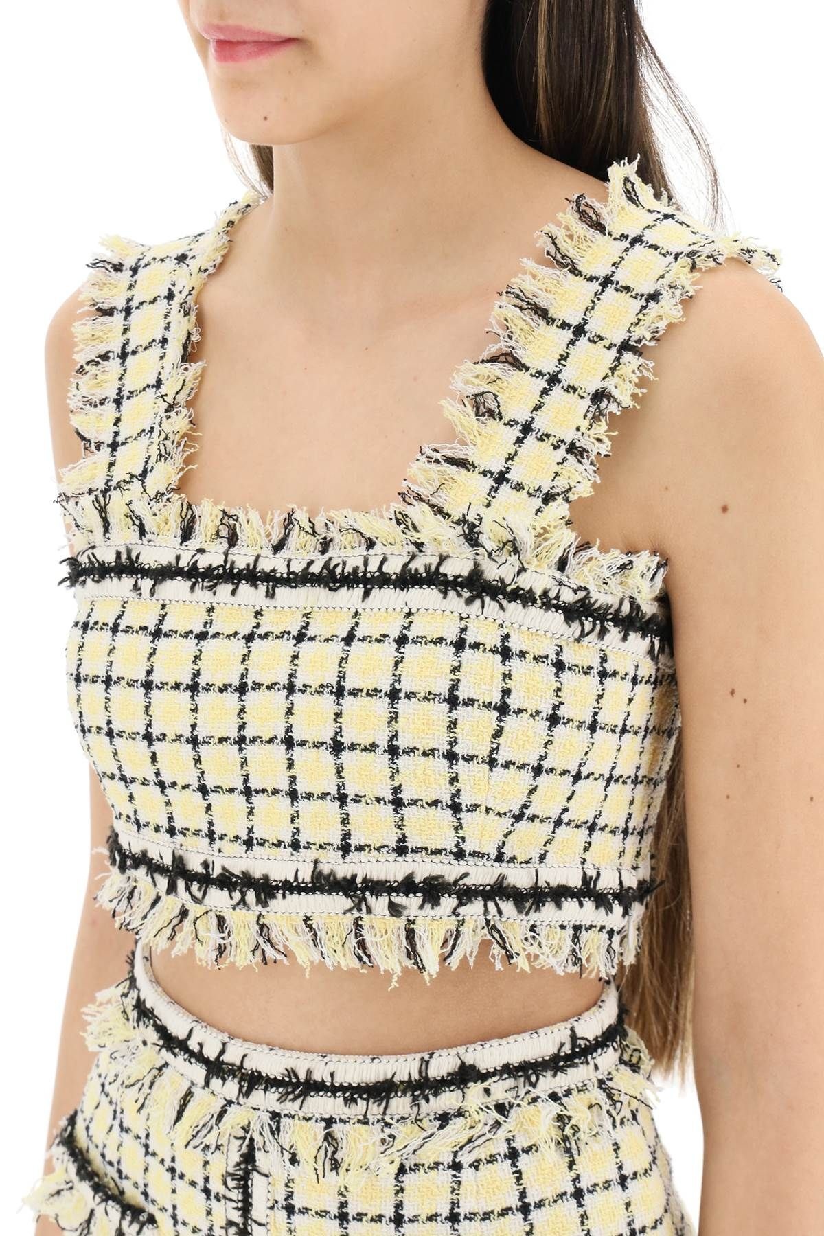 TWEED CROPPED TOP - 5