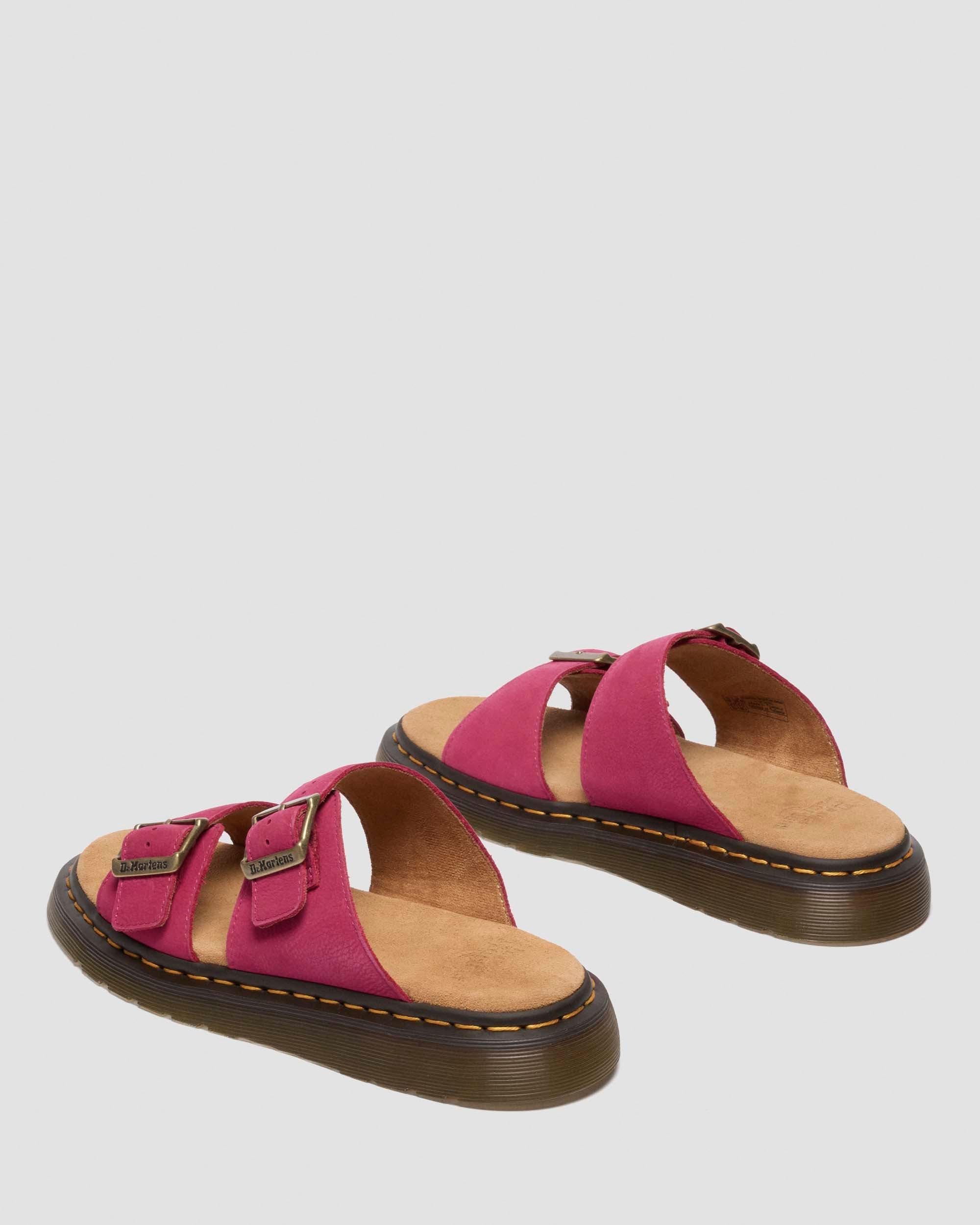 Josef Nubuck Leather Slide Sandals - 9