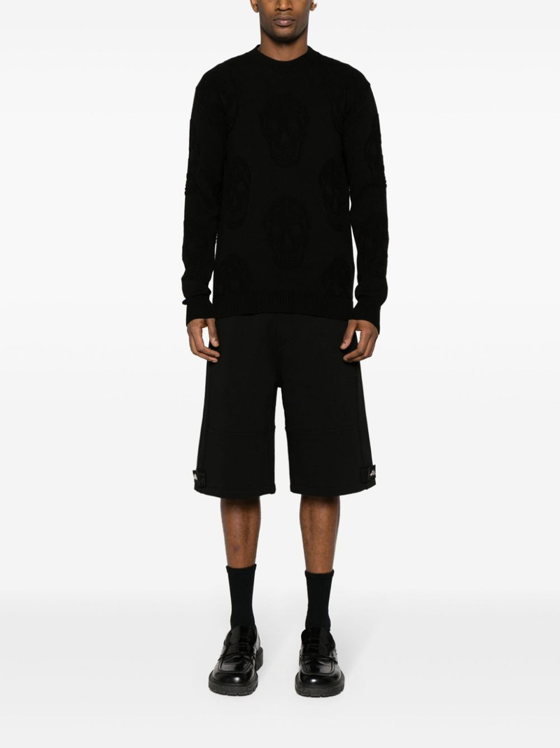 Alexander McQueen logo-plaque cotton shorts outlook