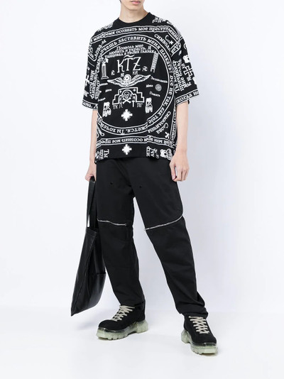 KTZ oversized church print T-shirt outlook