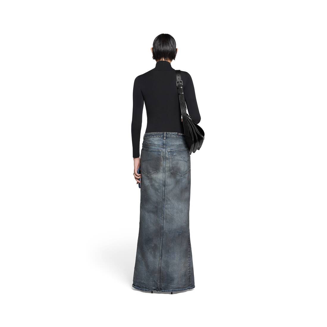 Women's Maxi Skirt in Light Blue - 4