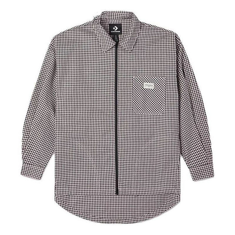 (WMNS) POCKET OS WOVEN Shirt HIMALAYAN SALT MLT 10022551-A02 - 1