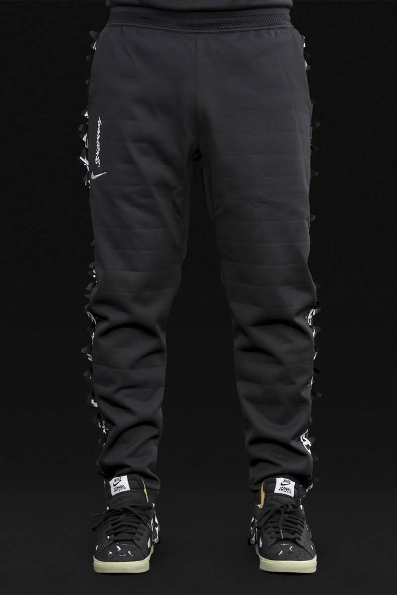 ACRONYM GGG-P1-011 Nike® Acronym® Track Pant Knit BLACK/BLACK ] with GGG-J1-011 outlook
