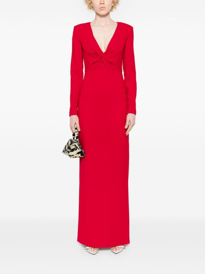 ROLAND MOURET cady gown outlook