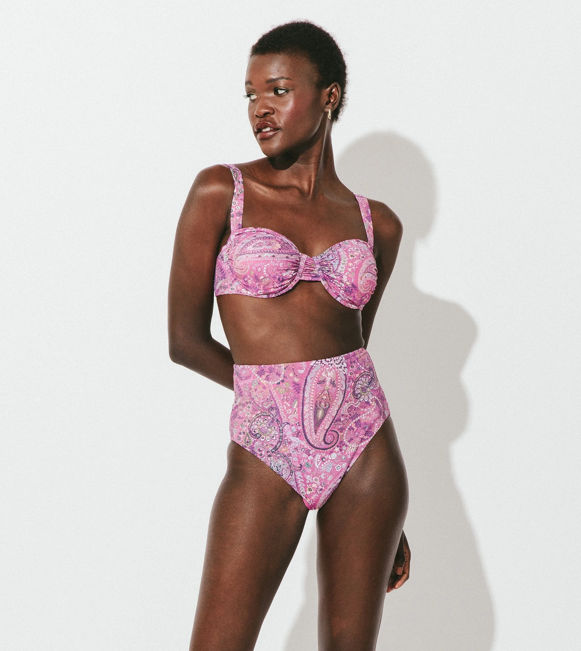 BECKETT TOP | CAYMEN PAISLEY PINK - 1