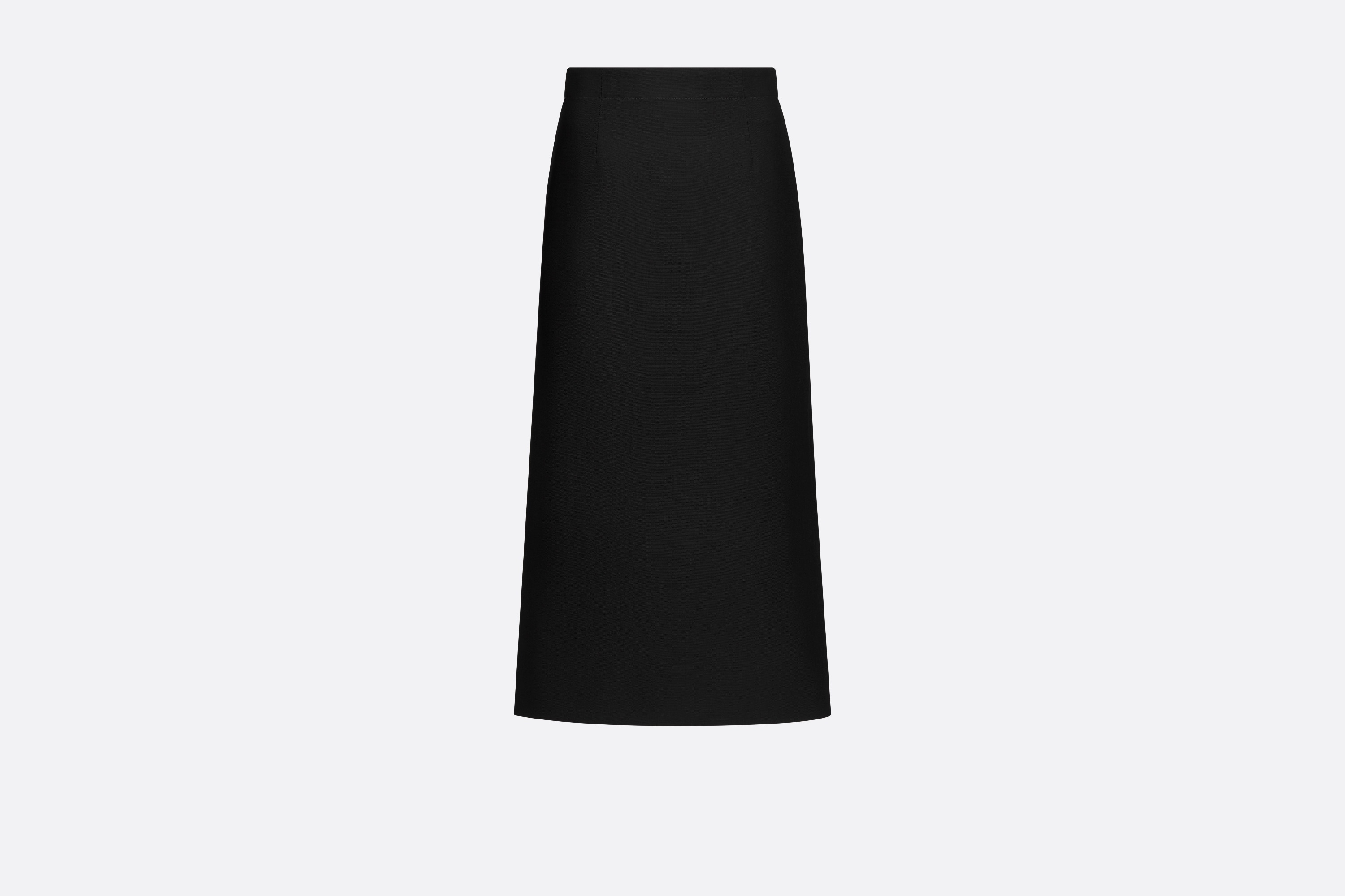 Straight-Cut Mid-Length Skirt - 1
