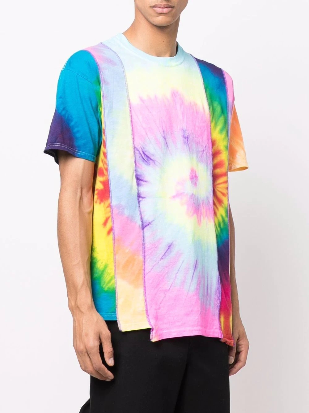 tie-dye patchwork T-shirt - 3