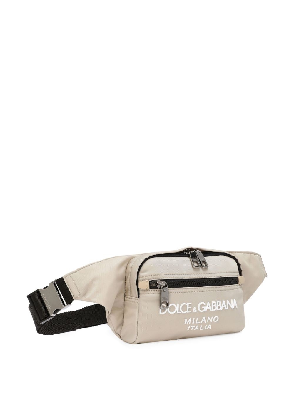 logo-print zipped belt bag - 4