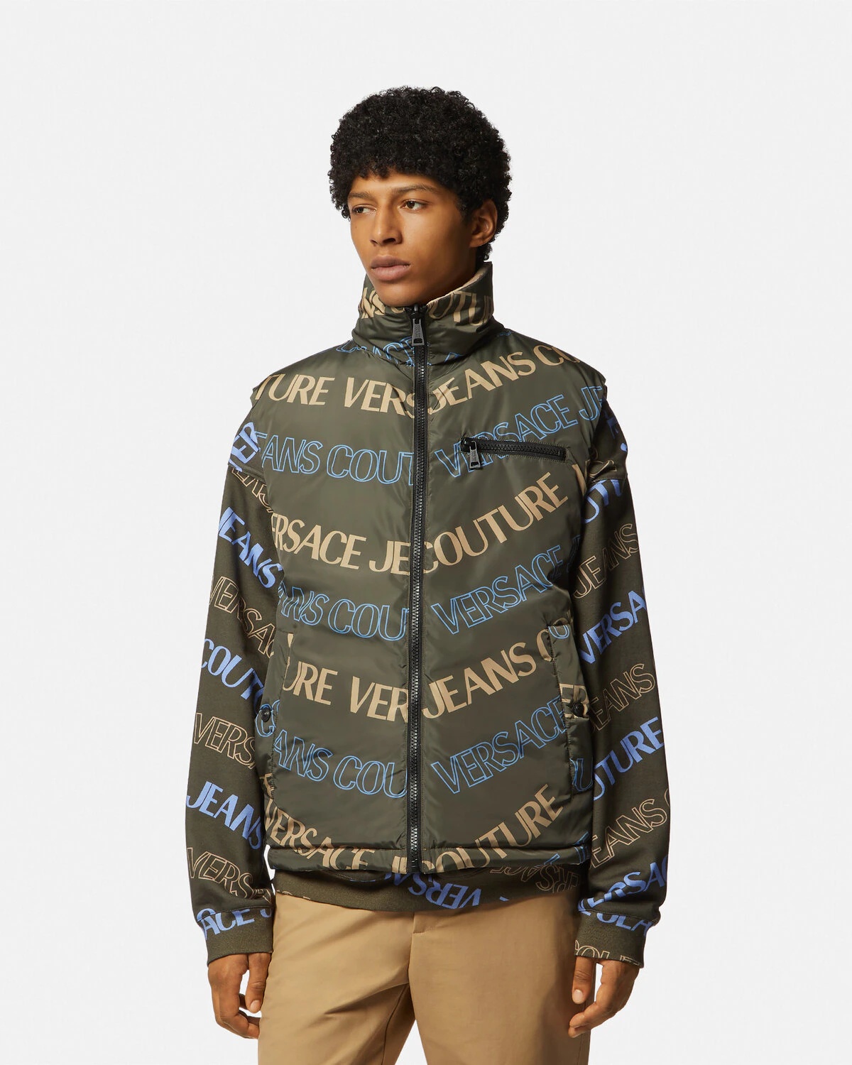 Logowave Reversible Puffer Vest - 5