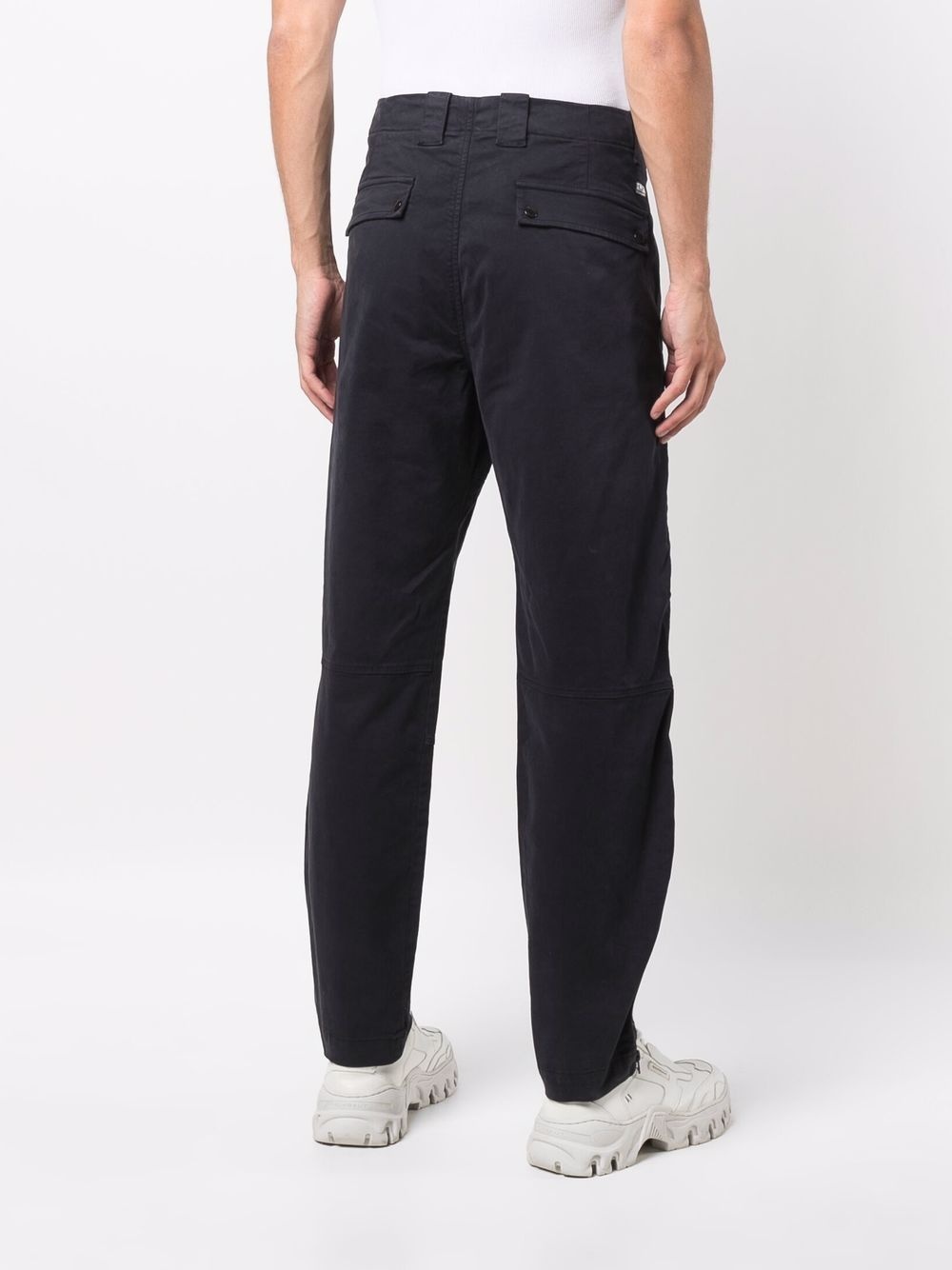 Lens-embellished tapered trousers - 4