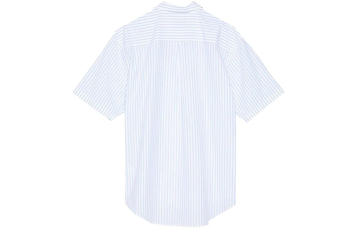 Stussy Boxy Striped S/S Shirt 'White' 1110231 - 2