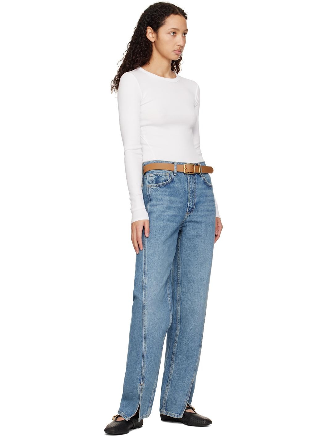 Tan X Boyfriend Leather Belt - 3