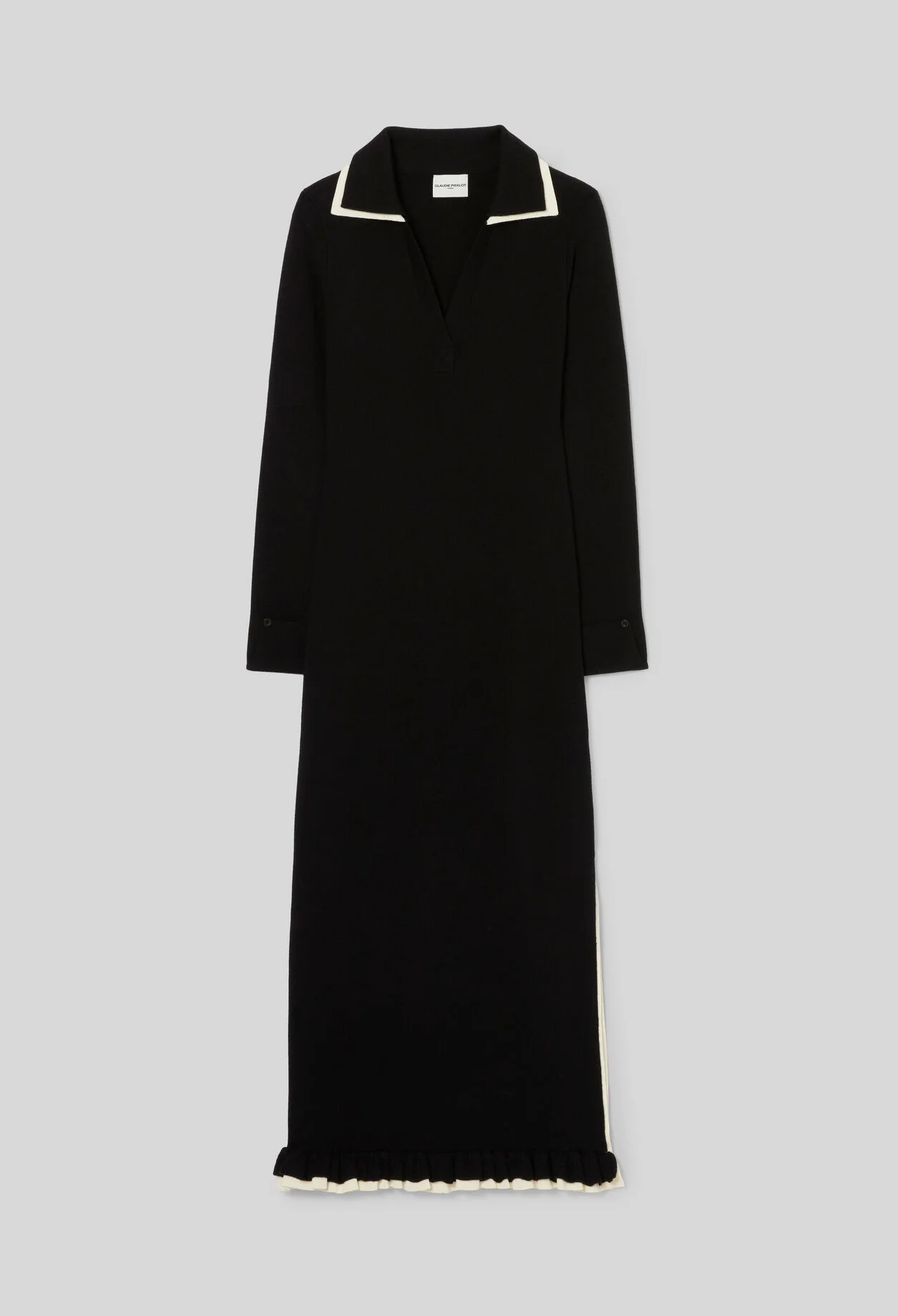 LONG KNITTED DRESS - 1