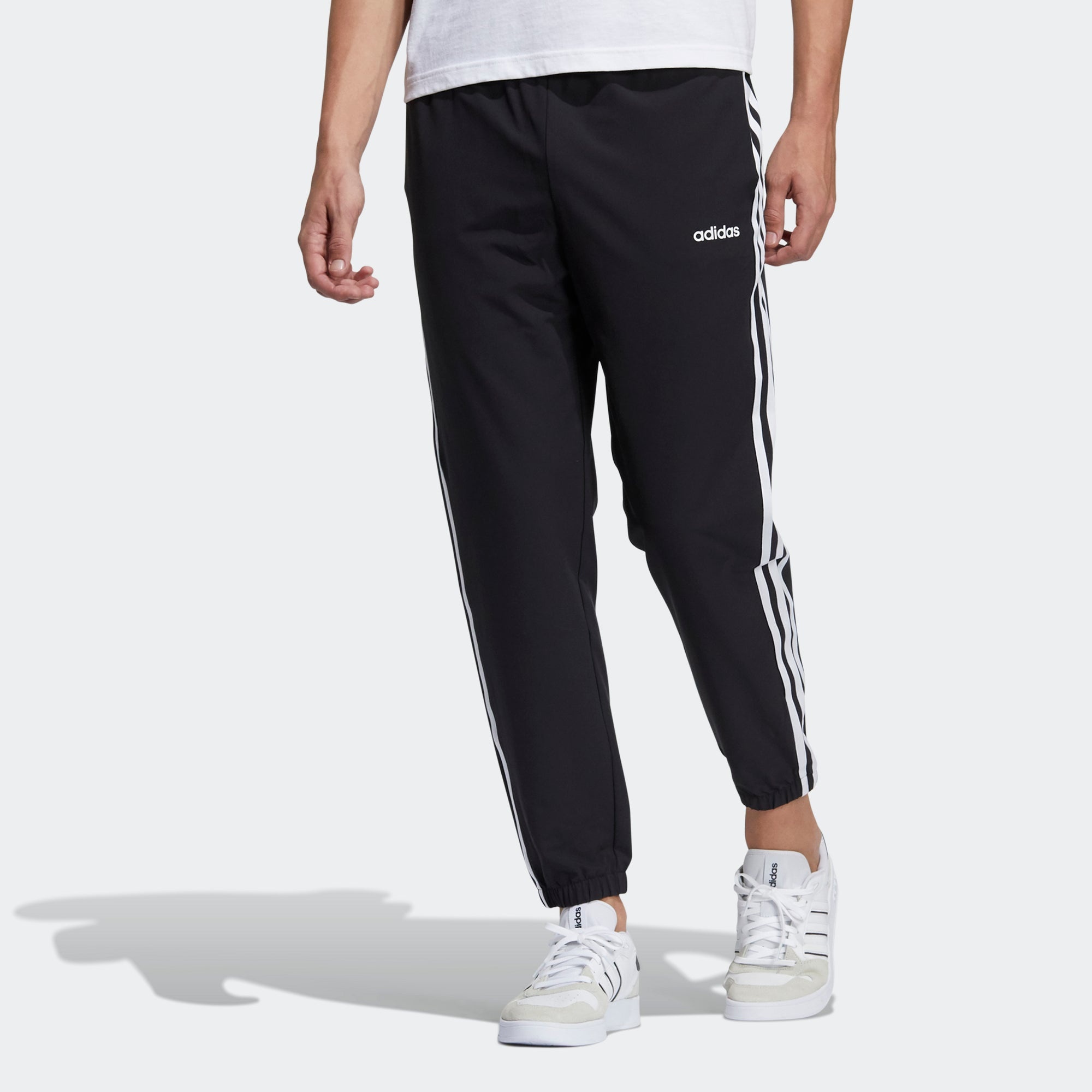 adidas neo M Ce 3s Wvn Tp Bundle Feet Sports Long Pants Black H14193 - 2