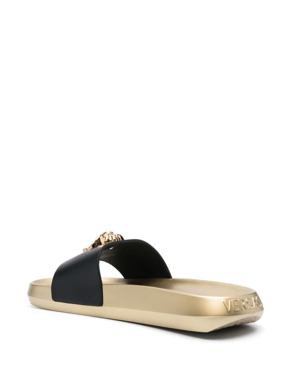 Medusa-plaque open-toe sandals - 3