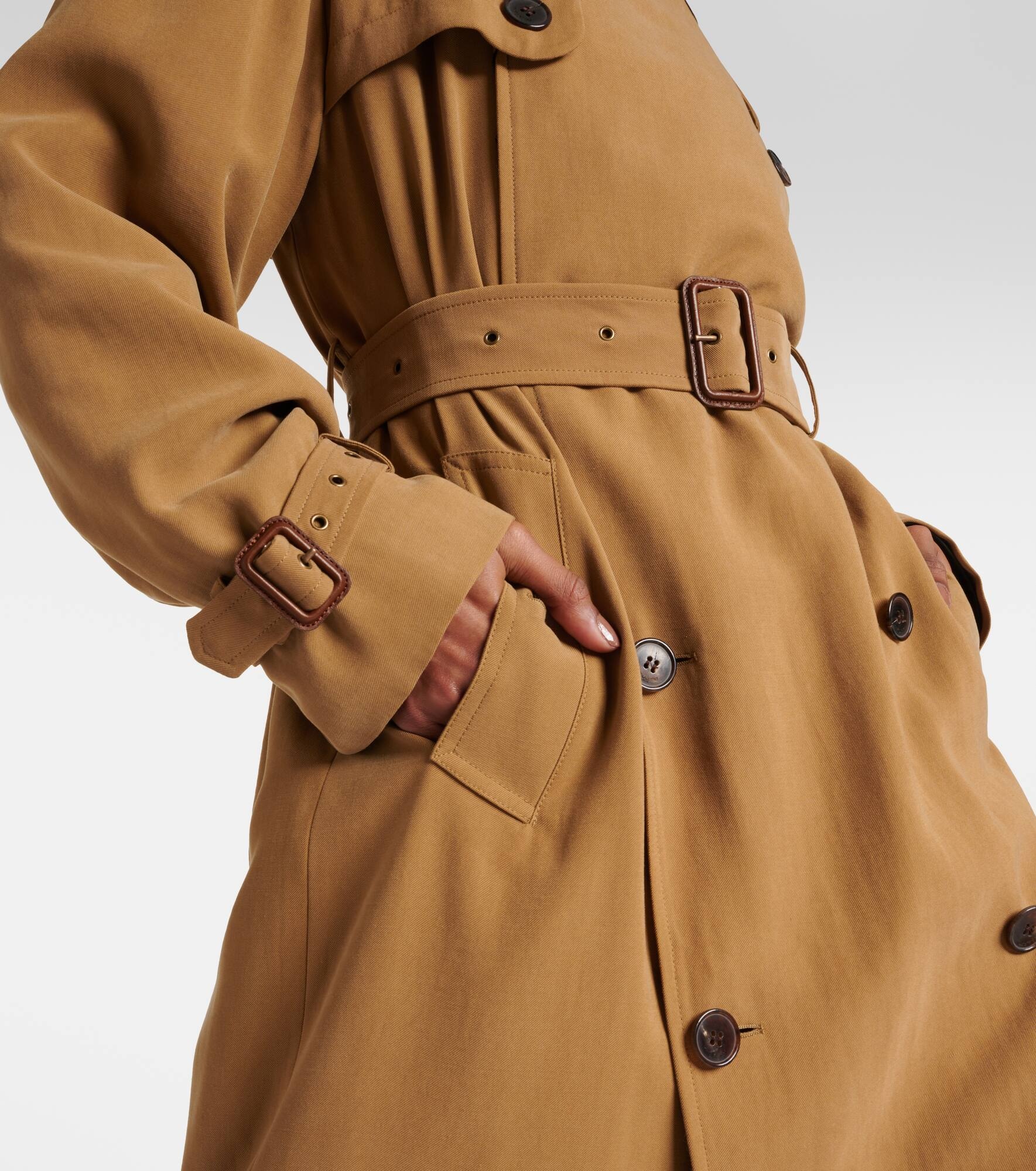 Twill trench coat - 5