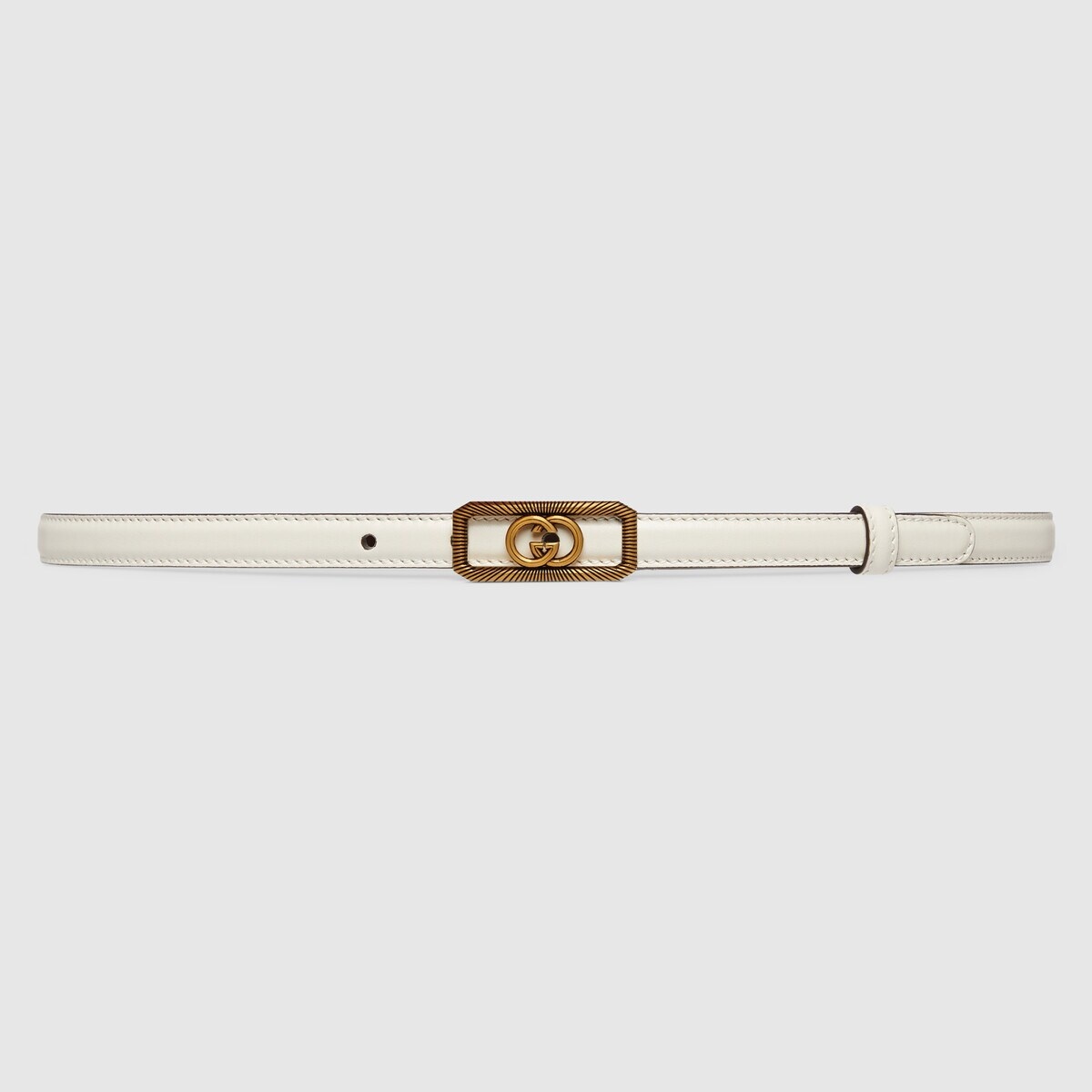 Thin belt with Interlocking G buckle - 1