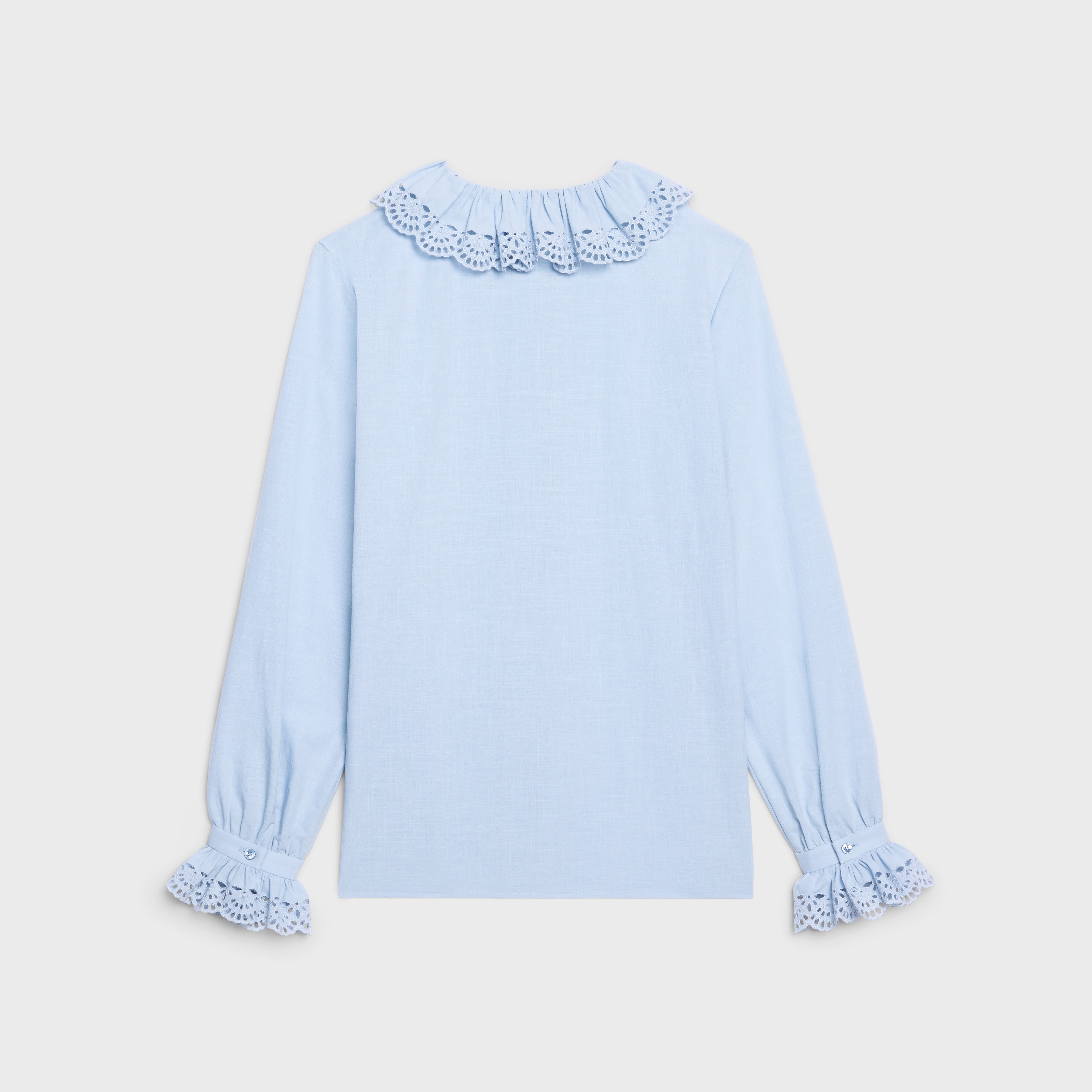 EMBROIDERED COTTON BLOUSE - 2