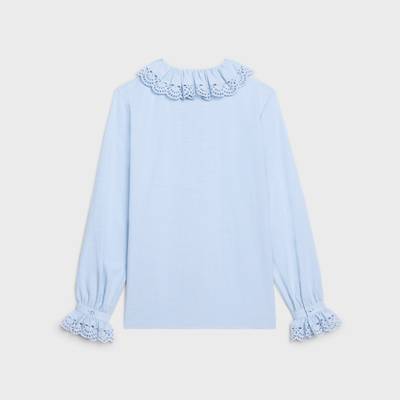 CELINE EMBROIDERED COTTON BLOUSE outlook