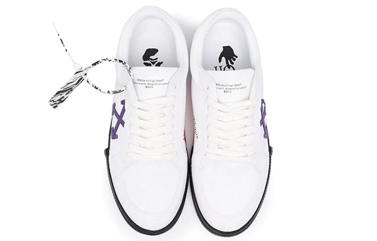 Off-White Vulc Sneaker Low 'White Purple' OMIA085R21FAB0010137 - 4