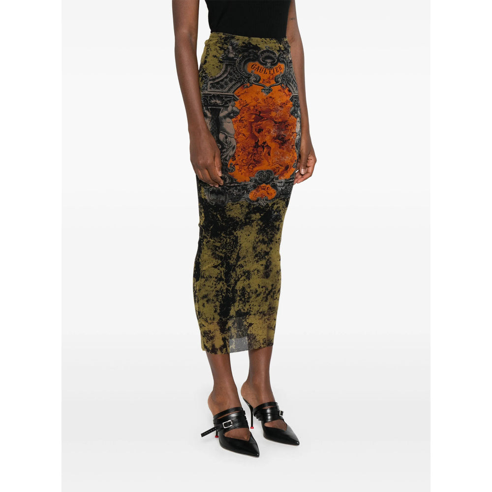 Jean Paul Gaultier Orange Skirts - High-Waisted Skirts Women - 3