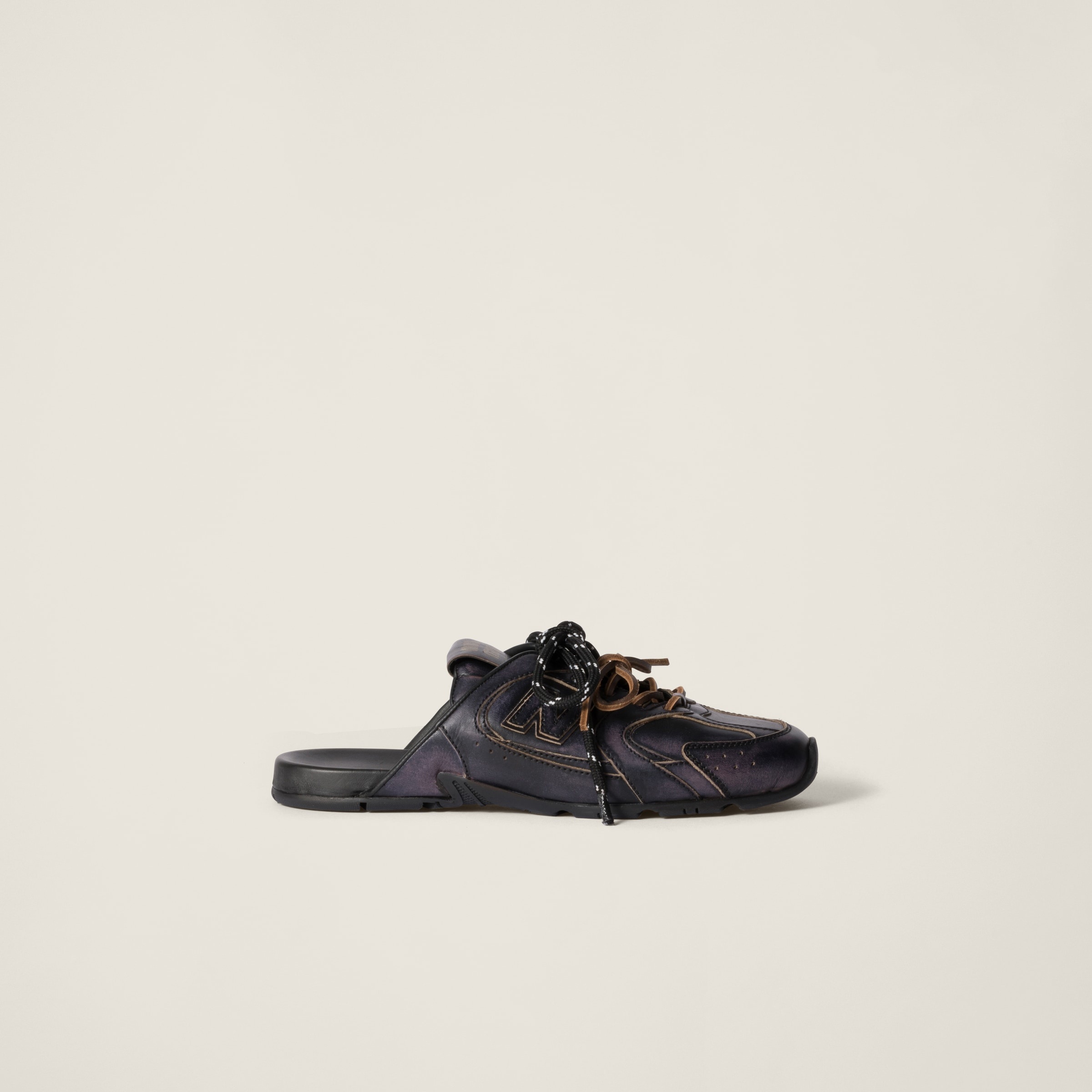 New Balance X Miu Miu 530 SL deco calf leather mules - 2