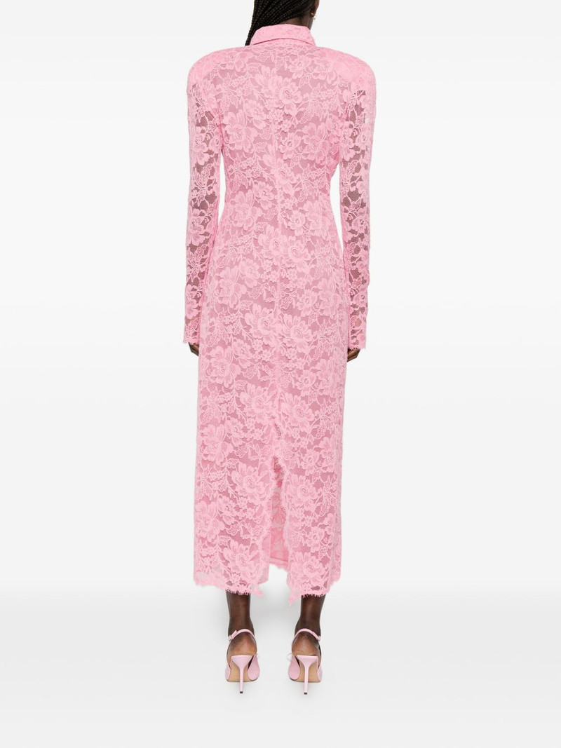 floral-lace polo-collar dress 4