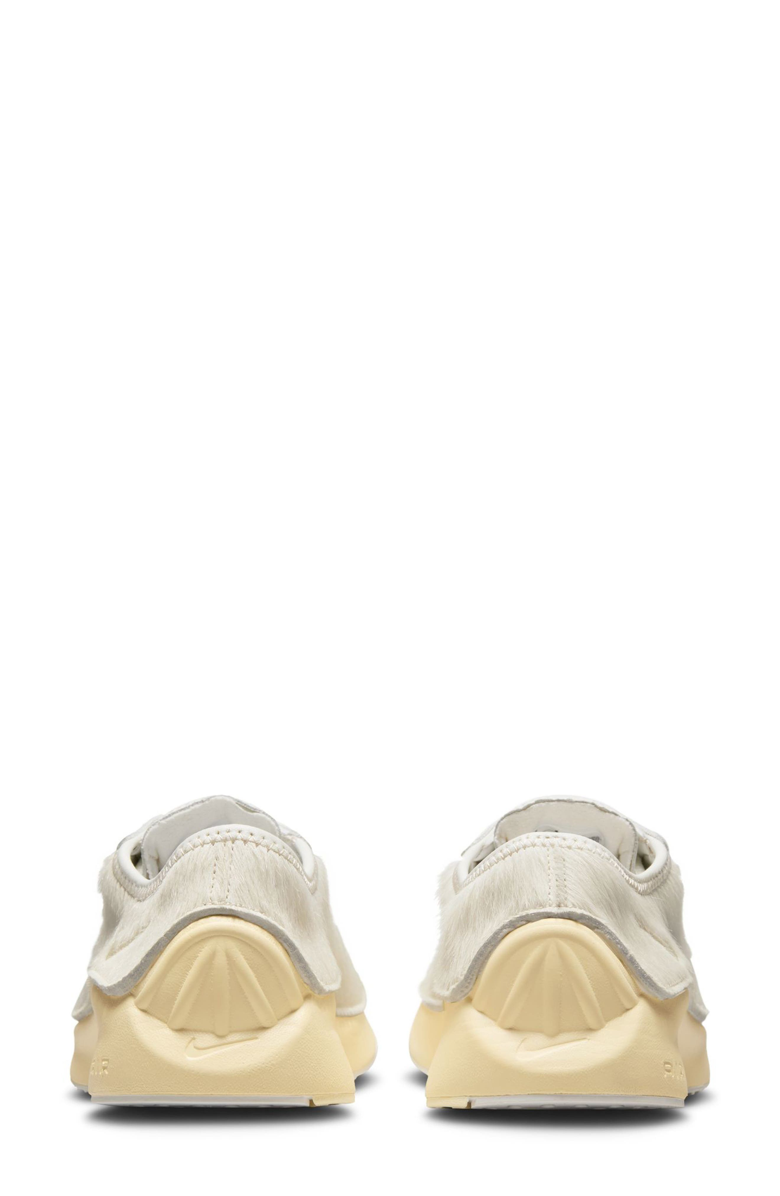 Nike Air Superfly Genuine Calf Hair Sneaker in Sail/Muslin/Soft Yellow at Nordstrom - 6