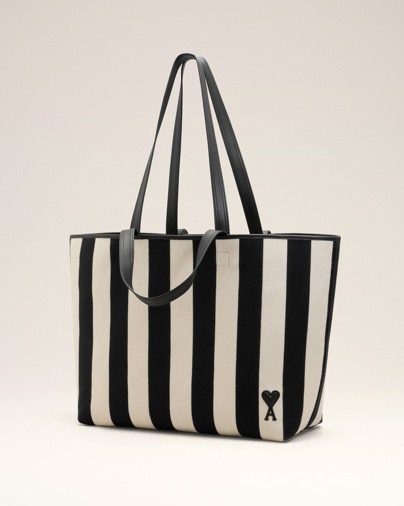 WHITE COTTON AMI DE COEUR SHOPPING BAG 3