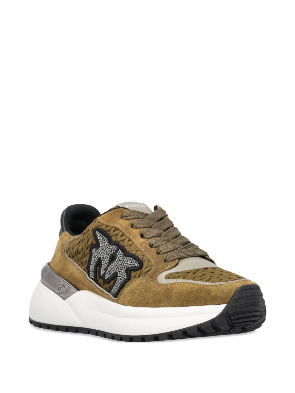 logo-patch sneakers - 2