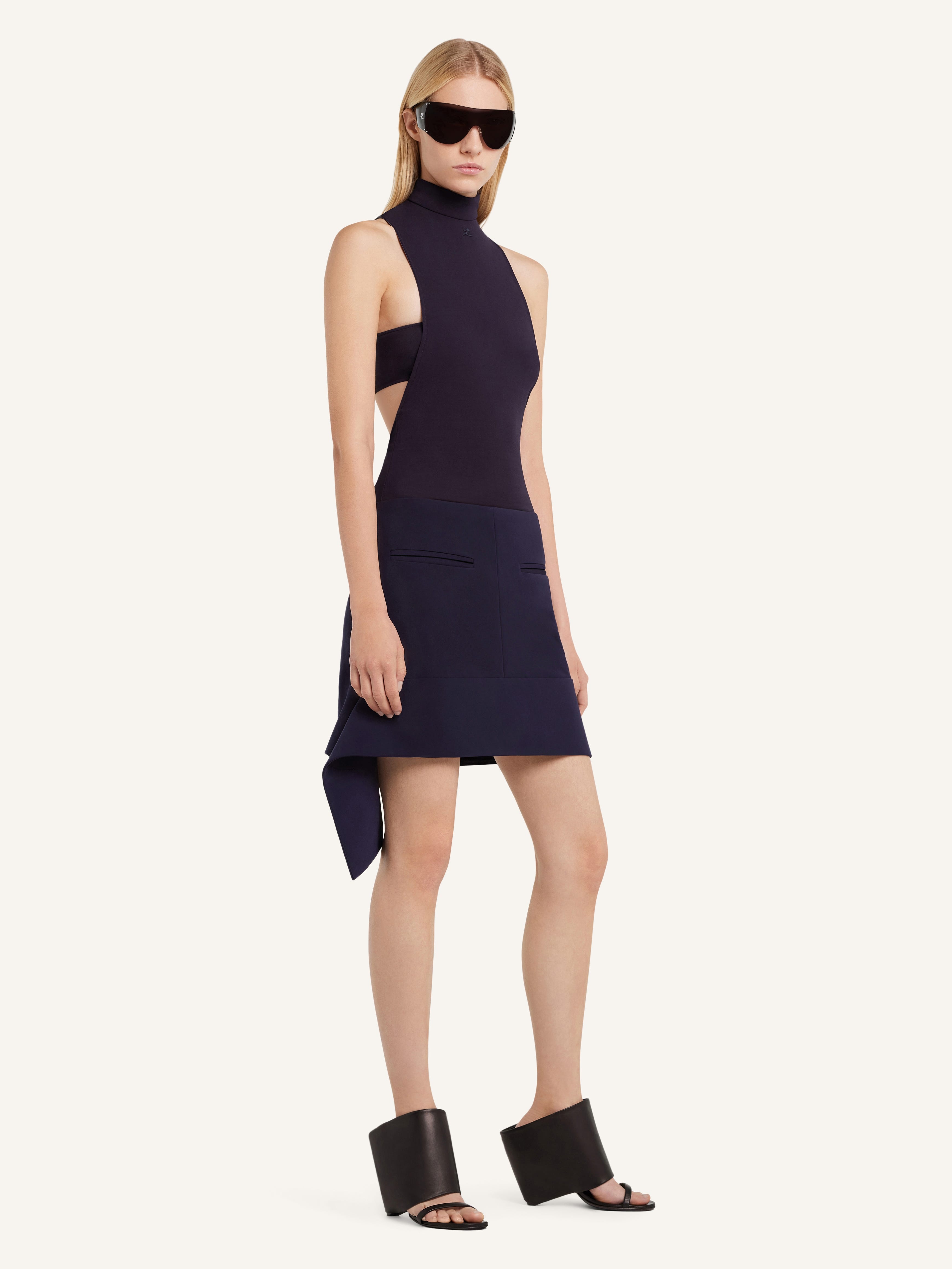 REVERSED BELT MINI SKIRT - 3