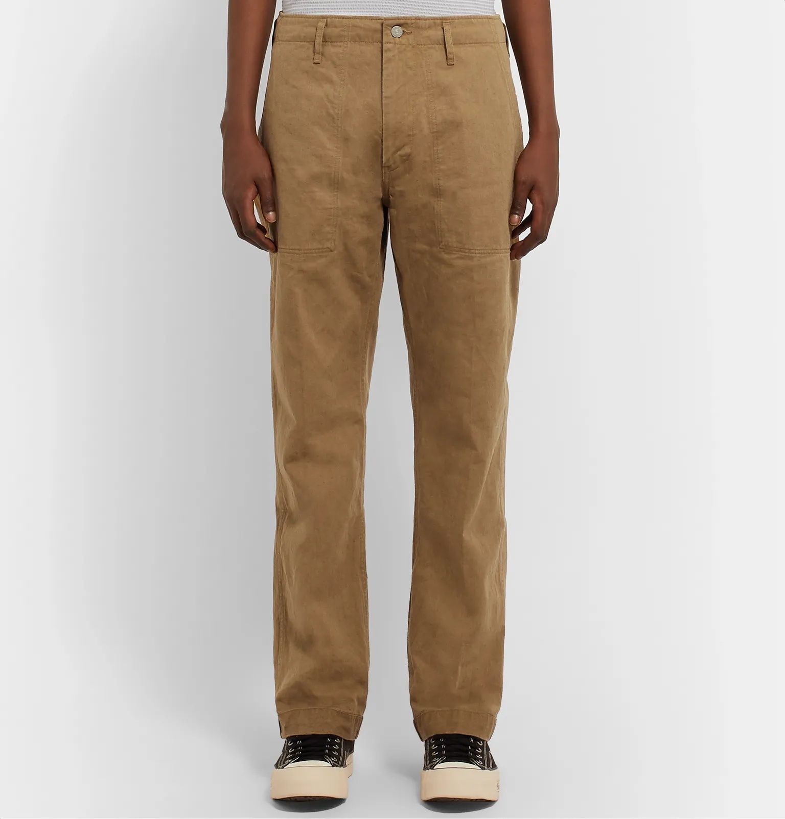 Trade Wind Cotton and Linen-Blend Trousers - 4