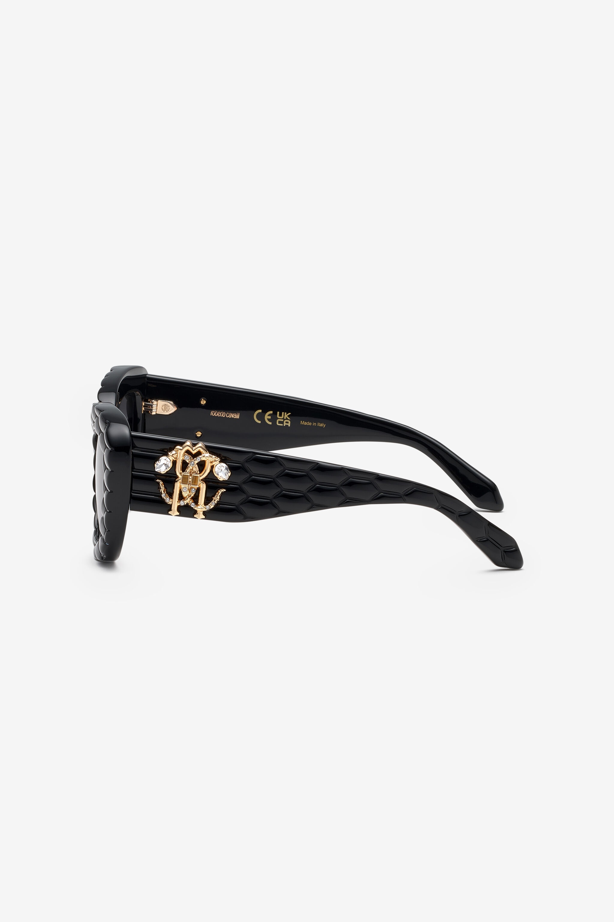 Sunglasses with wide bold cat-eye front - 4