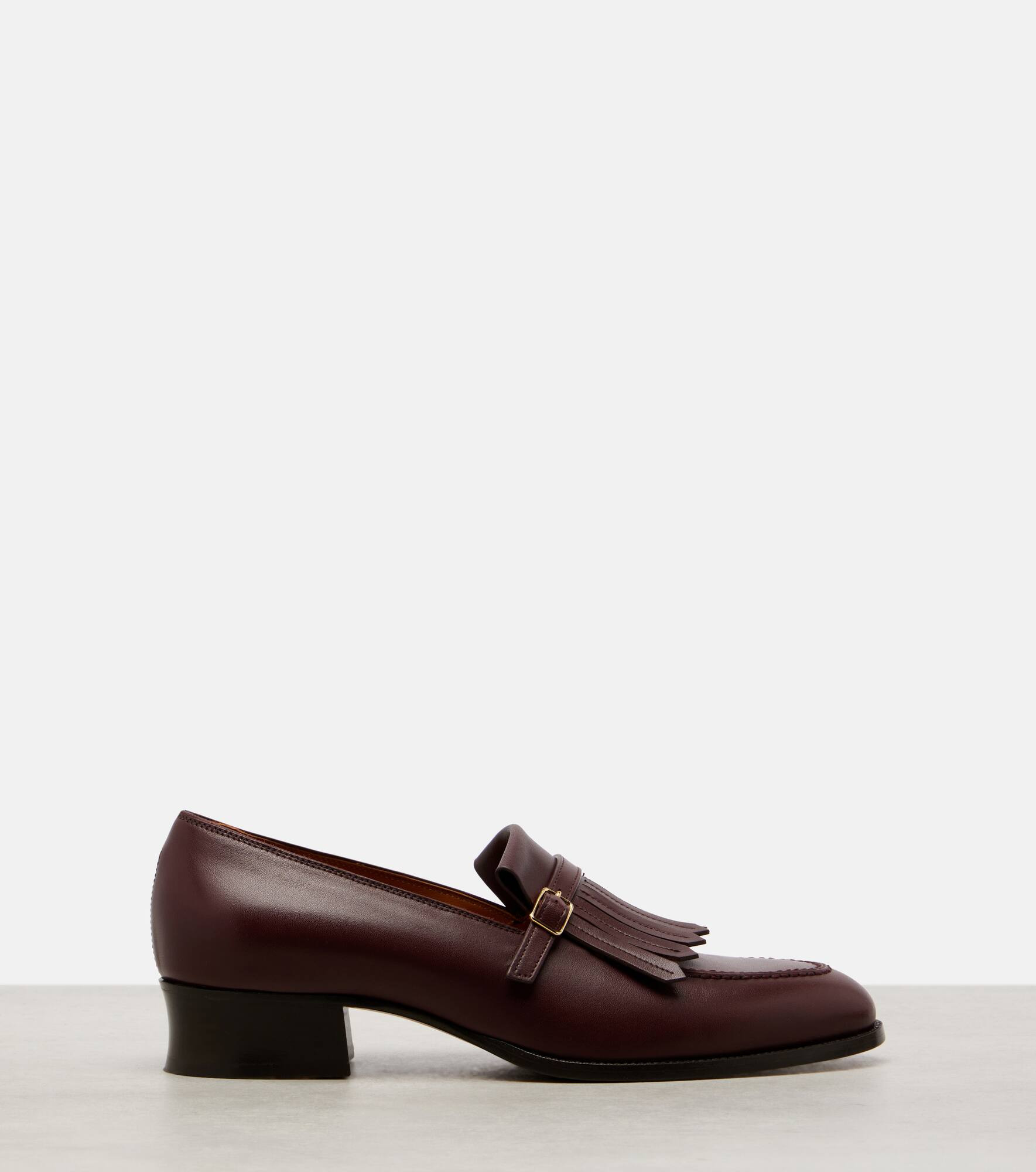 Pennan fringed leather loafers - 4