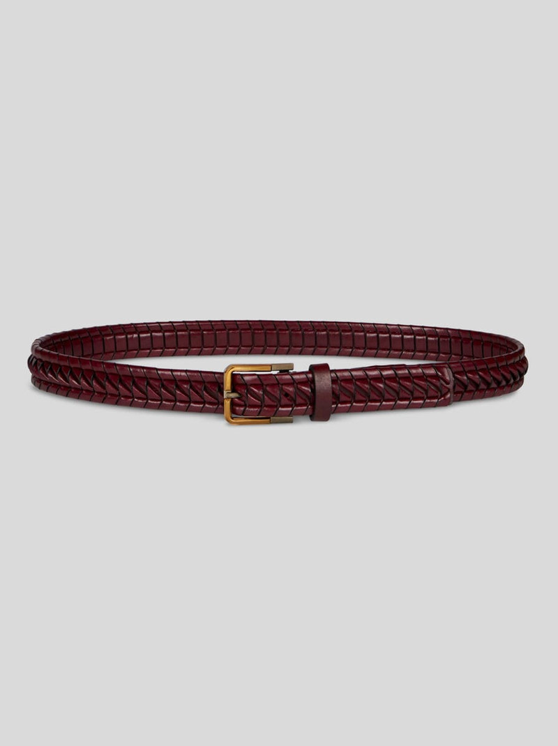 WOVEN LEATHER BELT 1